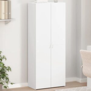 Quilcene 153cm Wooden Office Cabinet In White
