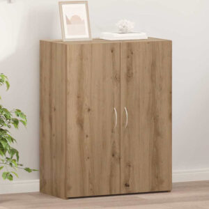 Quilcene 77cm Wooden Office Cabinet In Artisan Oak